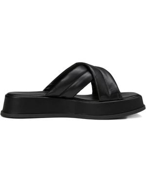 Marc O' Polo Clara Crossover-Strap Platform Sandals - Black