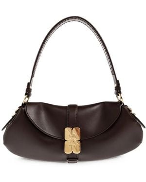 Ganni B-Kat Shoulder Bag - Brown