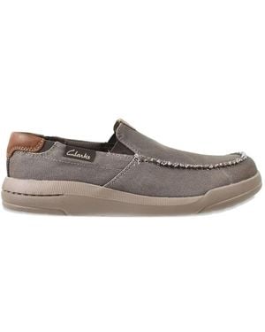 Clarks Driftlite Step Slip-On Trainers - Grey