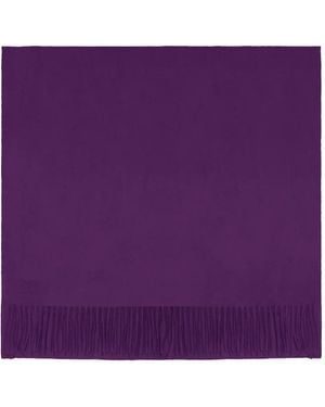 Bompard Cali Fringed Cashmere Scarf - Purple
