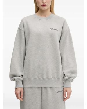 Aries Crew-Neck Sweatshirt - Grey