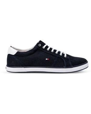 Tommy Hilfiger Canvas Low-Top Trainers - Blue
