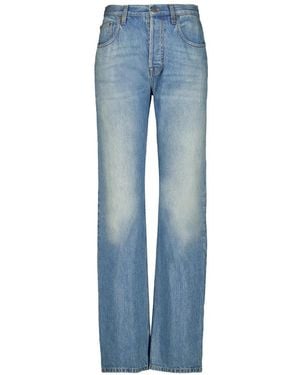 Gucci Faded Straight-Leg Jeans - Blue