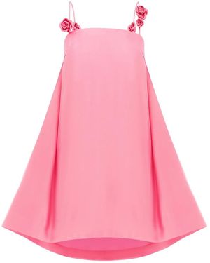 LEO LIN Fiona Rose-Straps Mini Dress - Pink