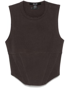 Ksubi Staged Tank Top - Brown