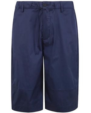 Woc Drawstring-Fastening Shorts - Blue