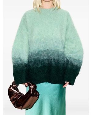 Simon Miller Leith Ombre Pullover mit rundem Ausschnitt - Grün