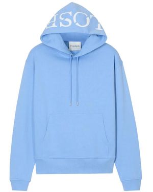 Closed Logo Printed Hoodie - Blue