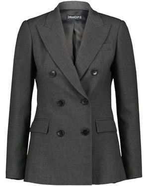DR. HOPE Double-Breasted Jacket - Black