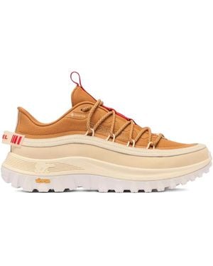 Sorel Lace-Up Ridged Sneakers - Brown
