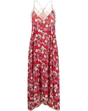 Zadig & Voltaire Risty Paisley Psyche Dress - Red