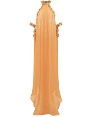 SANA OSMANI Isis Sequin-Embellished Maxi Dress - Orange