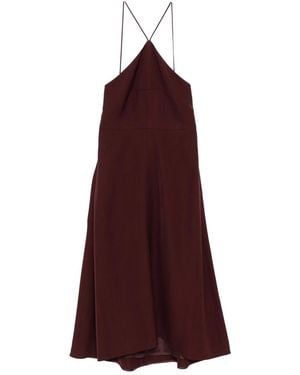 Jil Sander Halter-Neck Dress - Red