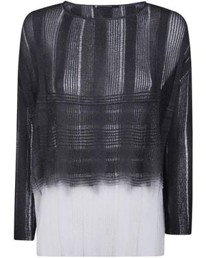 Pierantoniogaspari Striped Jumper - Black