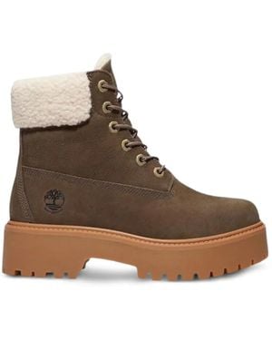 Timberland Lace-Up Boots - Brown