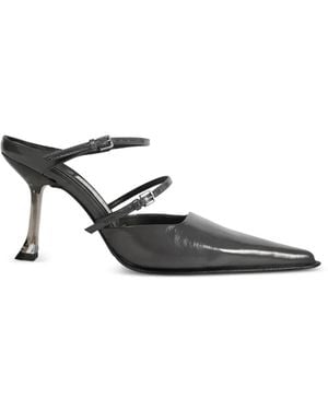 Miista Shari Leather Mules - White