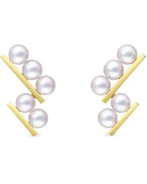 Tasaki Orecchini Di Perle Balance Step Neo - Bianco