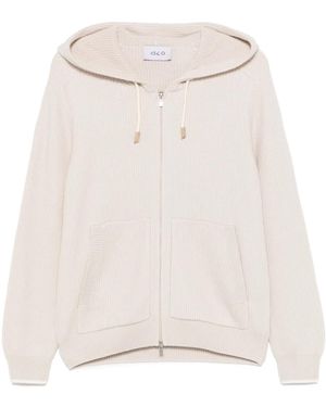 D4.0 Cardigan Con Cappuccio - Neutro