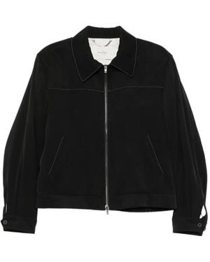 Second/Layer Herman Contrast-Stitch Jacket - Black