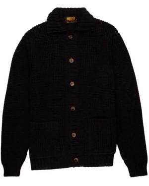 Svevo Button Shawl-Collar Cardigan - Blue