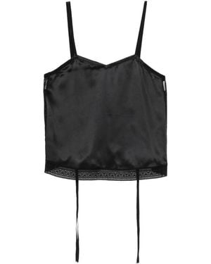 Ann Demeulemeester Iru Negligé Top - Black