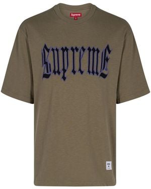 Supreme Old English Tシャツ - グレー
