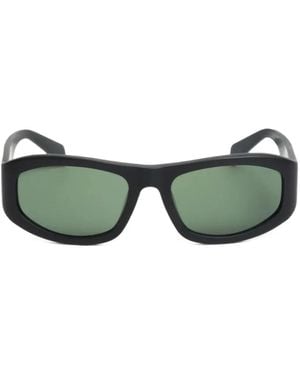 Stussy Landon Rectangle-Frame Sunglasses - Green