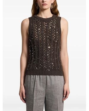 Peserico Top - Brown