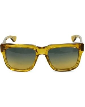 Chrome Hearts Square-Frame Sunglasses - Green