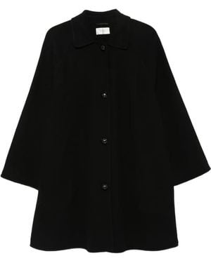 The Row Ina Button-Up Coat - Black