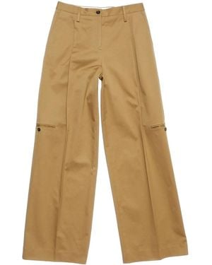Acne Studios Twill Tailored Trousers - Natural
