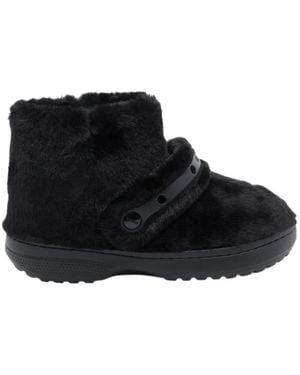 Crocs™ Classic Unfurgettable Stiefel - Schwarz