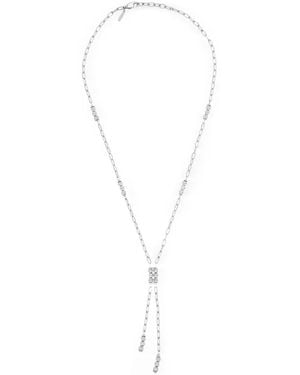 Desmo Collar Crystal Nova Con Cadena - Blanco