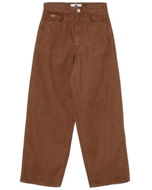 Chocoolate Logo-Patch Jeans - Brown