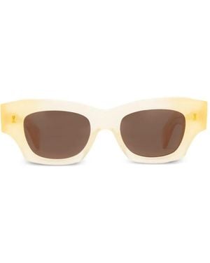 Cubitts Laurier Zonnebril Met Geometrisch Montuur - Naturel