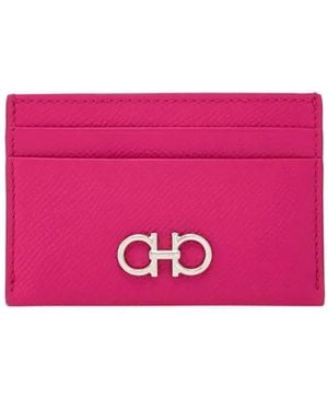 Ferragamo Damen Gancini Kreditkartenetui - Pink