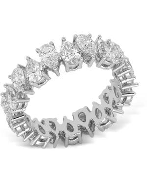 SOLO for Diamonds Bague Eternity Sertie De Diamants Taille Poire - Blue