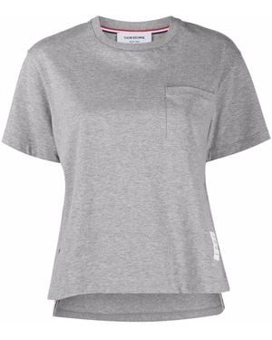 Thom Browne T-Shirt Rwb - Grigio