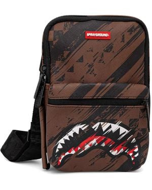 Sprayground Sac Porté Épaule À Imprimé Graphique - Black
