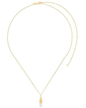 True Rocks Collier À Pendentif Médicament - Blanc