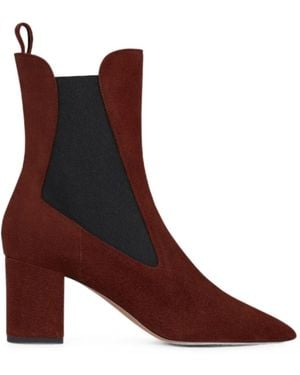Paris Texas Anja 70 Suede Chelsea Boots - Red