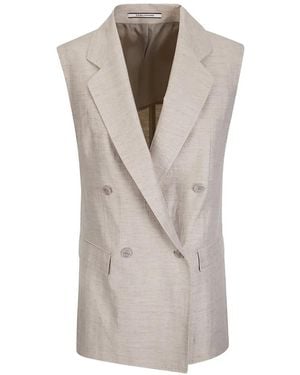 Tagliatore Chaqueta Bernice Con Doble Botonadura - Gris
