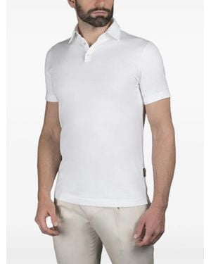 Moorer Polo A Maniche Corte - Bianco