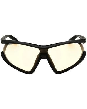 adidas Sp0055 Wraparound Sunglasses - Black