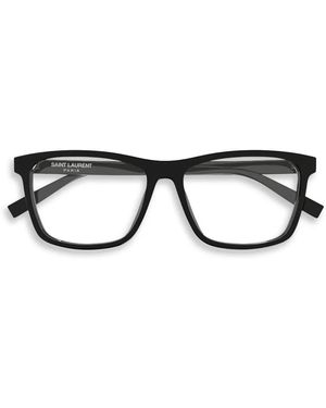 Saint Laurent Sl 505 Brille Mit Eckigem Gestell - Schwarz