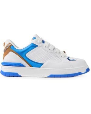Versace Biggie Basket Sneakers Aus Leder - Blau