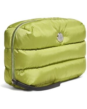 Moncler Caradoc Quilted Beauty Case - Green