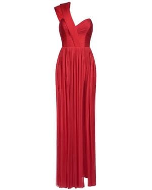 IMROSKA Vestido Largo 21 - Rojo