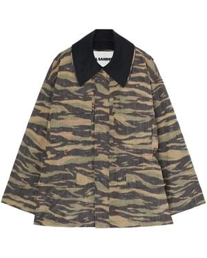 Jil Sander Printed Jacket - Grey