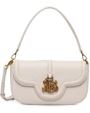 Just Cavalli Just Snake Shoulder Bag - Natural